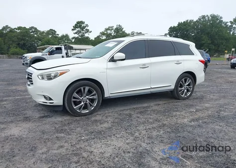 2014 Infiniti Qx60 Hybrid z USA, uszkodzony, nr VIN 5N1CL0MM2EC525628